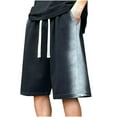 thumbnail image 2 of Styesk Mens Shorts Men's Solid Color Casual Holiday Breathable Shorts Pockets Pants, 2 of 6