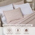 thumbnail image 3 of Superior Vineyard Cotton Blend Matelasse Coverlet, Queen, Blush, 3 of 9