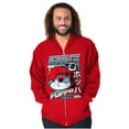thumbnail image 3 of The Smurfs Cool Kanji Big Poppa Zip Hoodie Sweatshirt Men Brisco Brands X, 3 of 6