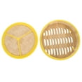 thumbnail image 3 of Bamboo Steamer Kitchen Food Steamer Steamer Basket with Lid Cooking Tool Random Color, 3 of 9