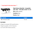 thumbnail image 2 of Right Exhaust Manifold - Compatible with 1988 - 1995 GMC C3500 7.4L V8 1989 1990 1991 1992 1993 1994, 2 of 2