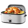 thumbnail image 3 of Electric Roaster Oven 26QT,150-450°F Fast Turkey Roaster,Self-Basting Lid,Fits 30lb Turkey, 3 of 10