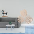 thumbnail image 2 of Figura de caballo, 1 pieza, escultura de animal, hojas de palma coleccionables, placa de pared de madera, decoración de pared, material de resina y ma, 2 of 8