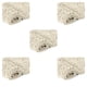 thumbnail image 2 of Wosthever Alfombrilla de chenilla sin derramamiento con fuerte absorción de agua exquisita textura hecha a mano baño blanco lechoso 17*24 Type2 NO2, 2 of 6