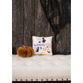 thumbnail image 2 of "The Witching Hour is Near" 100% Cotton Mini Halloween Accent Pillow 10" x 10", 2 of 5