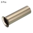 thumbnail image 3 of Uxcell Candle Socket Covers, 3.9 Inch Tall Chandelier Sleeves Base Holder, Nickel Color 6 Pack, 3 of 5