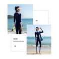 thumbnail image 2 of Nookwell Wetsuit for Womens in Cold Water, Front Zip Long Sleeve Wetsuit Skin Protection Diving Suit for Aerobics Diving Surfing Swimming, 2 of 8