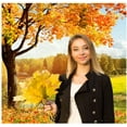 thumbnail image 4 of SJOLOON 10x10ft Autumn Backdrop Fall Leaves Photo Backdrop Vinyl Photography Background Studio Props 10590, 4 of 5