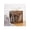 Brown, variant on EastVita Spacious Wooden Dog Kennel With Cushions And Two Drawers Designed For Medium To Large Dogs Gray(Medium size)