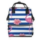 thumbnail image 1 of Easygdp Pink Flamingo para Bolsa de Bebé de Gran Capacidad con Múltiples Bolsillos, Bolsa de Pañales para Padres, Bolsa de Viaje Organizada y Elegante, 1 of 6