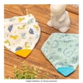 thumbnail image 2 of Baberos bandana Baby Mink Babera  Mordedera Azul, 2 of 4