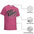 thumbnail image 4 of Dr Pepper T-Shirt for Boys Girls, Kids Novelty Crew Neck Tops, Lightweight Short Sleeve Tee, XS-XL, 4 of 9