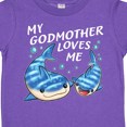thumbnail image 4 of Inktastic My Godmother Loves Me Whale Shark Boys or Girls Toddler T-Shirt, 4 of 5
