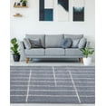 thumbnail image 3 of United Weavers Celestial Amael Contemporary Stripe Area Rug, Blue/Grey, 5'3" x 7'2", 3 of 6