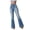 Blue, variant on HSMQHJWE Women's Skinny Girlfriend Jeans Stretchy Bell Bottom Boot Cut Denim Pant Sexy Slim Mid Waisted Flare Bottom Jeans
