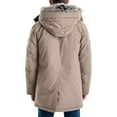 thumbnail image 2 of Michael Kors Men's MMK791896 Heavyweight Hooded Snorkel Parka Coat with Bib - Taupe - 4XLT, 2 of 2