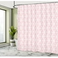 thumbnail image 4 of Ambesonne Vintage Shower Curtain, Classical Art Nouveau Print, 69"Wx84"L, Pale Pink, 4 of 4