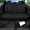 thumbnail image 5 of Car Seat Covers Full Set Fit for Honda Accord 2000-2026, Premium Faux Leather Waterproof Breathable Anti‑Slip Seat Protectors,Black, 5 of 7