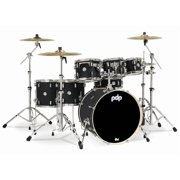 PDP Concept Maple 7-Piece Drum Shell Pack - 22" Bass (Satin Black, Finishply)