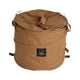 thumbnail image 2 of Bolsa de basura plegable para acampar con cierre de clavos, organizador y reciclable. Marrón, 2 of 9