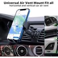 thumbnail image 3 of Car Phone Mount with Metal Clip ,Air Vent Phone Holder for Car with Adjustable Size Up to 7'', One-Handed One Second Operation,Fit with All iPhone and Other Android Phones, 3 of 6