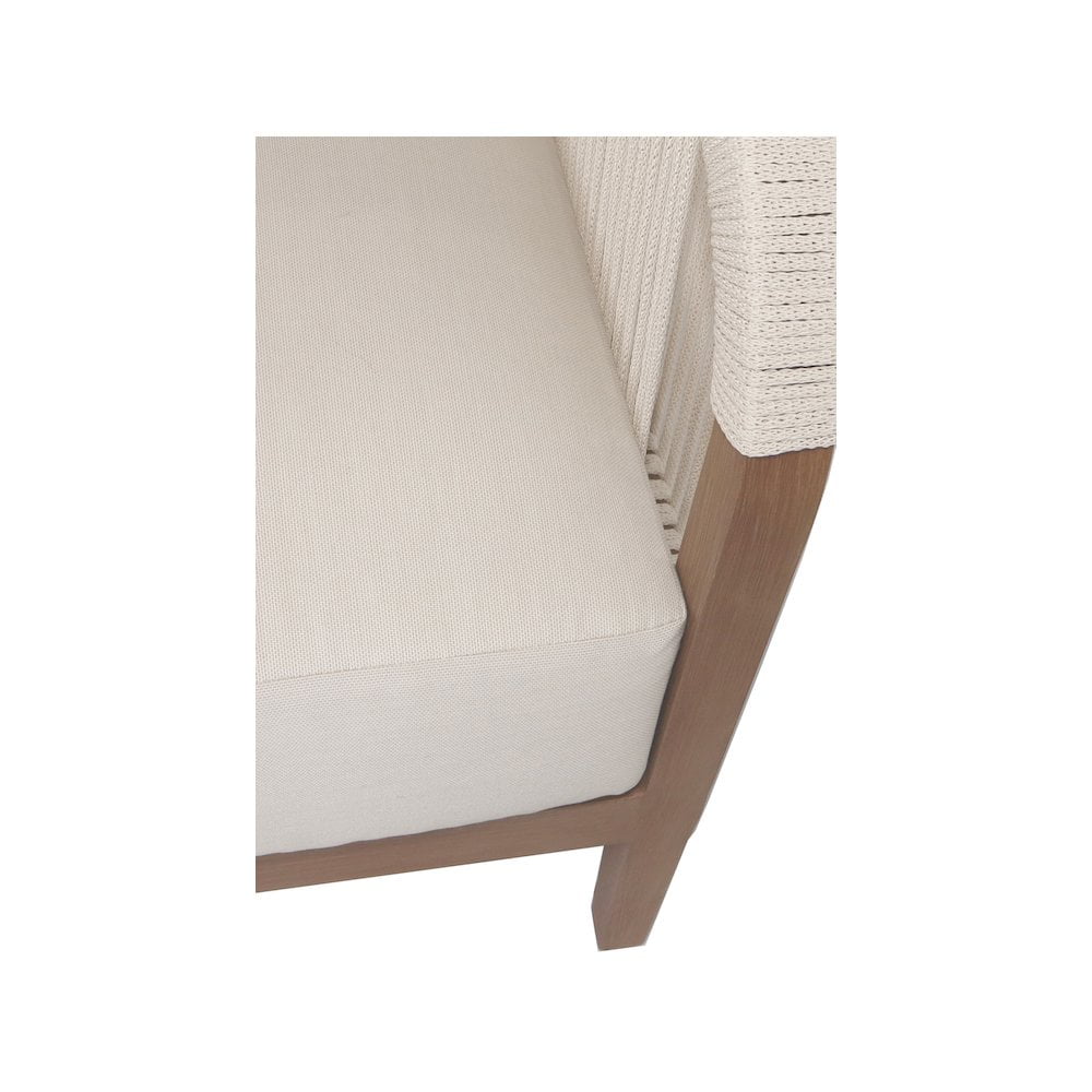 Meridian Furniture Maui Cream Resilient Fabric Outdoor Patio Chair
