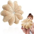 thumbnail image 2 of 18 Inch Velvet Round Throw Pillow case, Decorative Shaped Cushion For Sofa,Couch,Vanity Chair, Bed, Living Room Accent,Soft Home Decor Pillow(Style B), 2 of 5