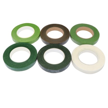 WORGEOUS  6 Rolls Peonies Artificial Flowers Sage Green Decor