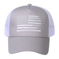 thumbnail image 7 of Bibifish Mens Baseball Cap Mesh Visor Print Outdoor Sport Casual Sun Hat, 7 of 7