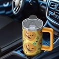 thumbnail image 5 of Spooky Halloween Mug, Cobweb Cup 30oz Tumbler with Handle and Straw, Insulated Travel Gift for Family, 5 of 5