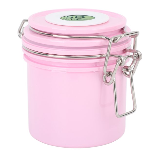 Eyelash Glue Storage Tank, Eyelash Glue Storage Jar 250ml Hygrometer Lash Extension Glue Storage Container Grafting Eyelash Supplies for Lash Extension Adhesive