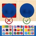 thumbnail image 4 of Formas geométricas de madera, rompecabezas Montessori, clasificación, ladrillos matemáticos, aprendizaje preescolar, juego educativo, juguetes para bebés y niños pequeños, 4 of 8