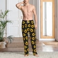 thumbnail image 2 of Gaeub Sunflowers Print Mens Pajama Pants,Lounge Pants With Pockets And Drawstring-Small, 2 of 6