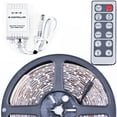 thumbnail image 5 of Biltek 3.3' Feet Blue 60 LEDs Bright Light Remote Control Dimmer Kit SMD3528 110V Plug - LED Strip Lighting Reading Strip Night Lamp Bulb Accent Waterproof 3528 SMD Flexible DIY 110V-220V, 5 of 7