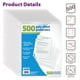 thumbnail image 2 of Better Office Products Protectores de hojas, 500 unidades, 2 of 5