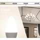 thumbnail image 3 of 6-Pack E12 LED Ceiling Fan Light Bulbs, 60 Watts Equivalent Candelabra LED Light Bulbs, Type B Light Bulb for Chandelier, Candle Lightbulbs, Non-Dimma, 3 of 5