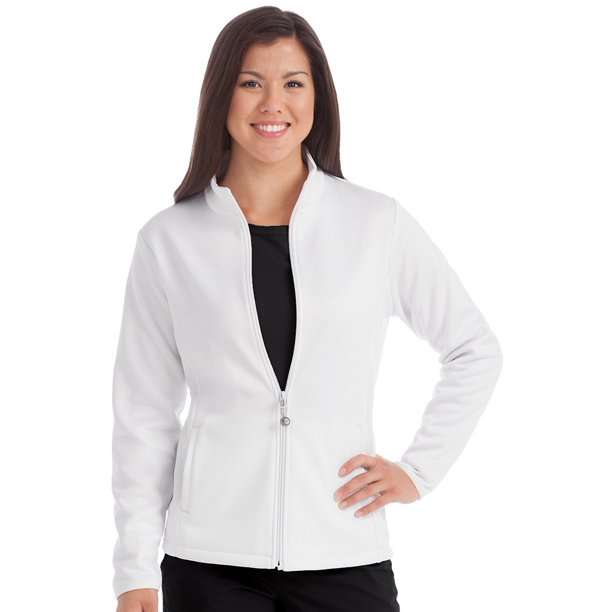 Med Couture Activate by Med Couture Women's Med Tech Zip Front Solid Scrub Jacket Walmart