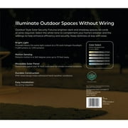 GE Outdoor Security LED Area Light with Motion & Dusk to Dawn Sensor, Solar Light, 1200 Lumens