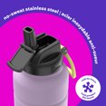 thumbnail image 3 of bubba Trailblazer Stainless Steel Water Bottle with Straw Lid, 40 oz (1.18 L), Vacuum-Insulated, Lavender Frost, 3 of 8