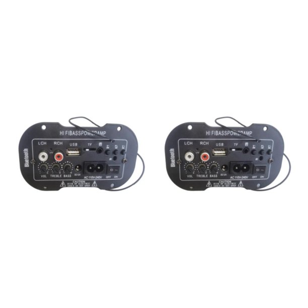 Methold Hi-Fi Bass Power Subwoofer AMP para amplificador digital de coche con radio Audio TFUSB Tipo 1 2piezas