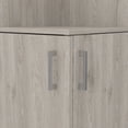 thumbnail image 3 of Particle Board Build | Double - Door & Open Shelving | In Living Room Corners + Store Bottles Conveniently, 3 of 6