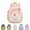 Pink, variant on Backpacks,Cartoon Bear Hard Shell Backpack, Double Shoulder Protective Ergonomic Design for Travel School Commute, Durable Backpack