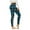 #1 Sky Blue, variant on Luxalzxs Workout Leggings for Women High Waisted Butt Lifting Tummy Control Yoga Pants Plaid Print Stretch Fitness Tights