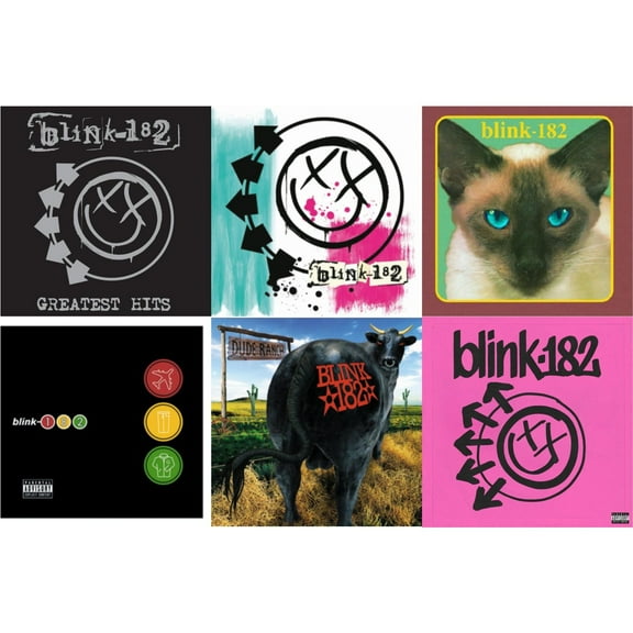 Greatest Hits (2LP) & Blink-182 & Cheshire Cat & Take Off Your Pants & Jacket & Dude Ranch & One More Time… (X)