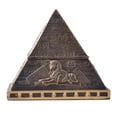 thumbnail image 2 of veasfak Sculpture de Pyramide Égyptienne Ancienne Statue Bibelots de Bureau Conteneur Collection Maison, 2 of 9