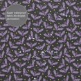 thumbnail image 3 of Fuzoiu Bat Purple Print Waterproof Shower Curtain 72x72in with Heavy Duty Metal Grommets,Machine Washable Spring Modern Shower Curtains, 3 of 4