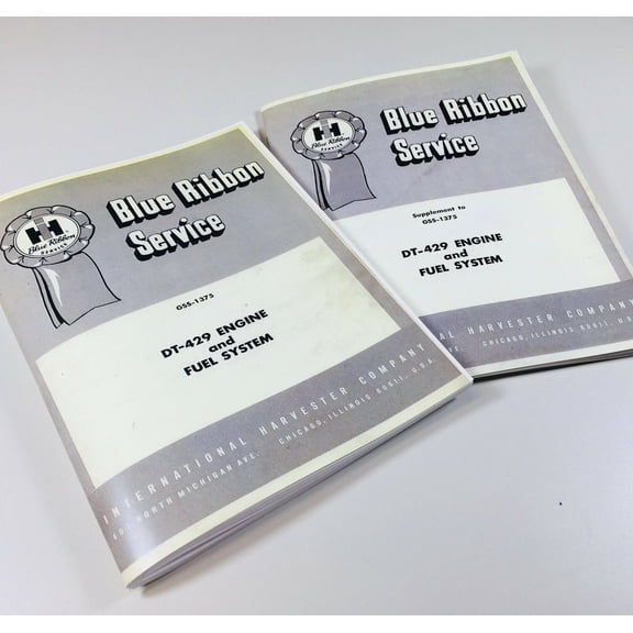 International Dt-429 Engine Diesel Fuel System Service Shop Repair Manual Ovhl