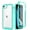 Mint, variant on CellEver for iPhone SE 2020/7/8 Case with Screen Protector, Clear Full Body Heavy Duty Anti-Slip Cover (2X Glass Screen Protector Included) - Mint