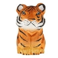 thumbnail image 1 of 1pc Hand Carved Tiger Handicraft Wooden Tiger Ornament Tiger-shaped Decor, 1 of 8