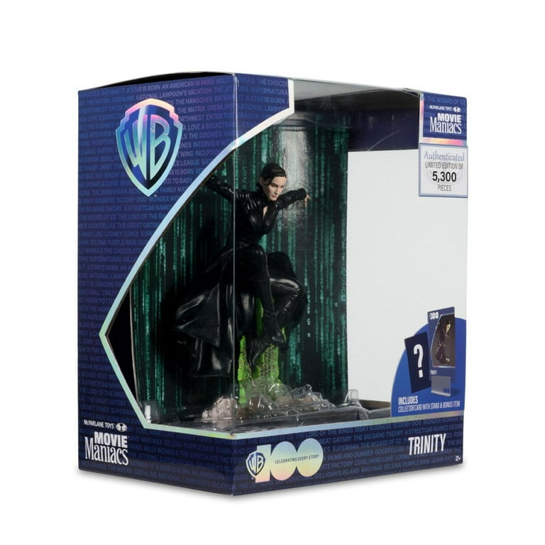 トリニティ ミニバストMATRIX TRINITY 限定4481/8000 Movie Maniacs WB 100 W2 Matrix Trinity 6-Inch Posed Figure